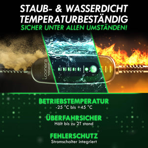 loonara Mobile Wallbox 11kW mit Typ 2 Schuko Adapter - Mode 2 Ladekabel nach IEC 62196 Standard - Mobile Ladestation Elektroauto für ganz Europa inkl. App