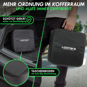 loonara Typ 2 Ladekabel 11kW [schwarz] - Mode 3 Ladekabel nach IEC 62196 Standard - passend für dein Elektroauto